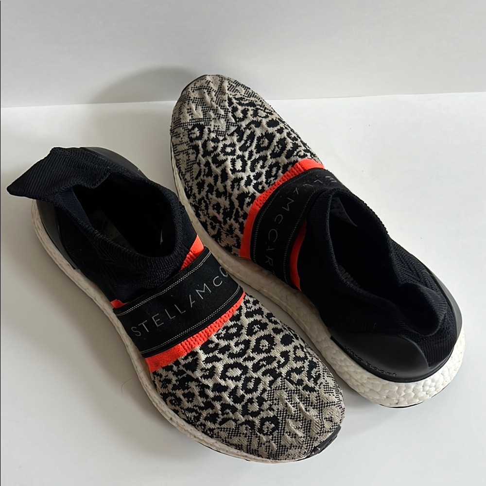 Stella McCartney and Adidas Leopard Print Sneakers